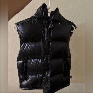 Aritzia SuperPuff Black Vest